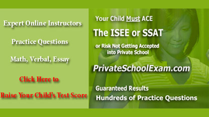 Private School Exam Test Prep